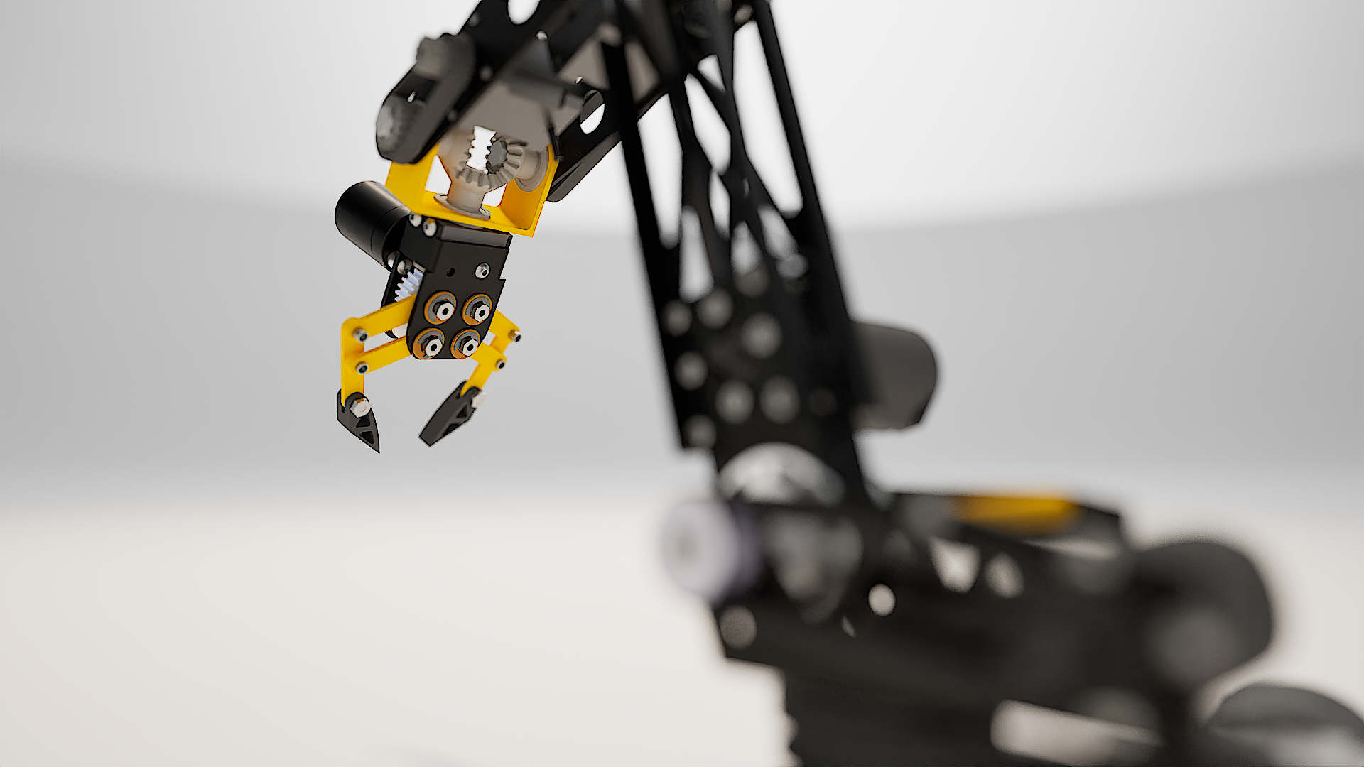 简易5自由度机械臂结构