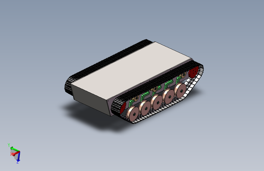 履带车底盘设计