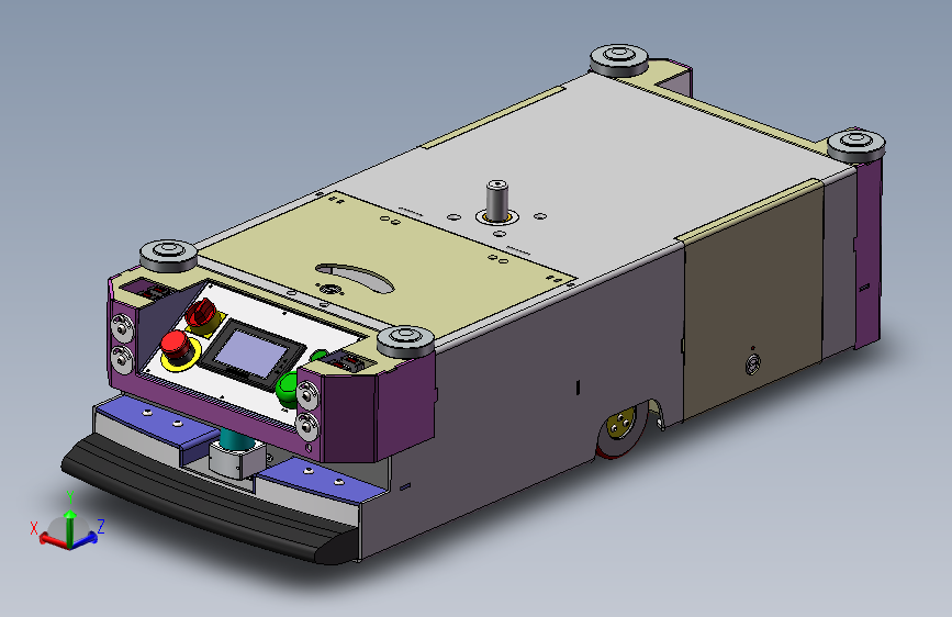 潜伏智能AGV小车模型