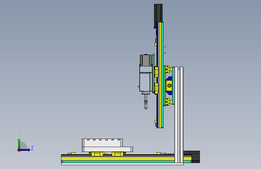 三轴线切割机床