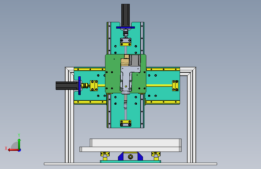 三轴线切割机床