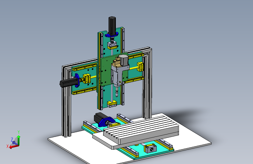三轴线切割机床