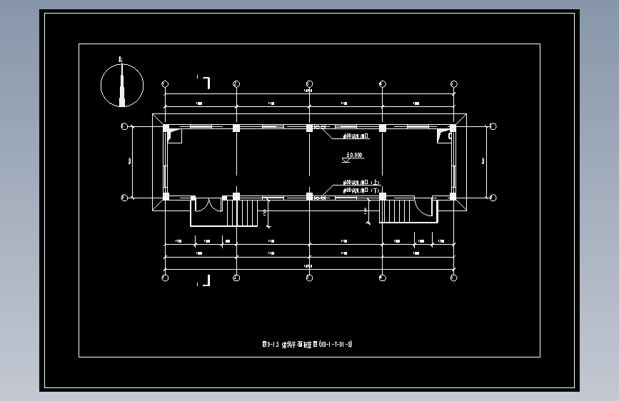 图9-15 建筑平面布置图(HB-1-T-01-B)