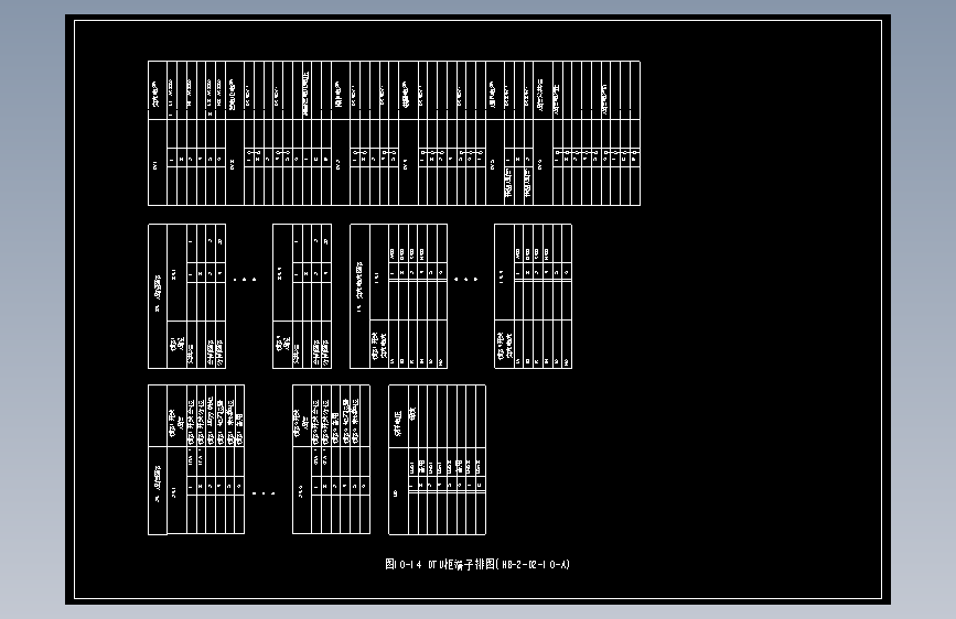 图10-14 DTU柜端子排图(HB-2-D2-10-A)