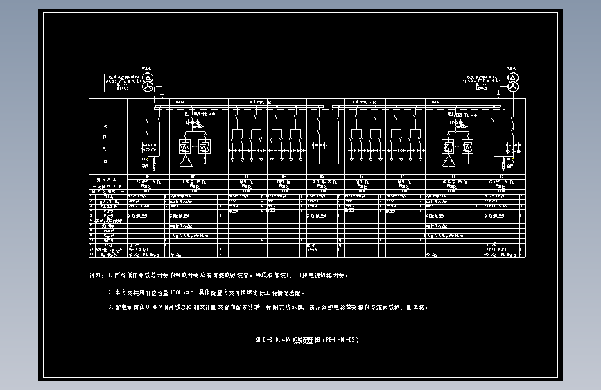 图16-3 0.4kV系统配置图（PB-1-D1-03）