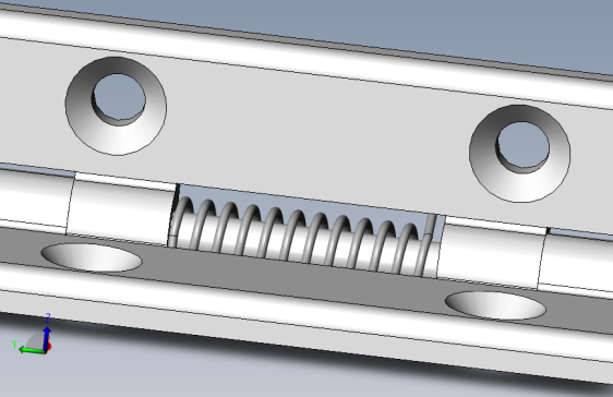 铰链、-自制扭簧合页 长度30mm 采用M3