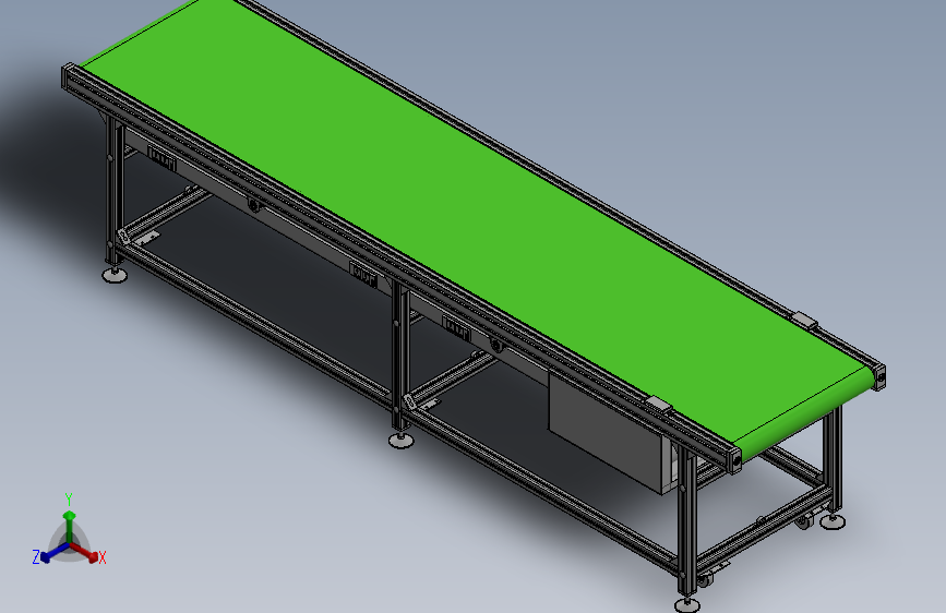 基于铝型材的皮带输送机 (2)