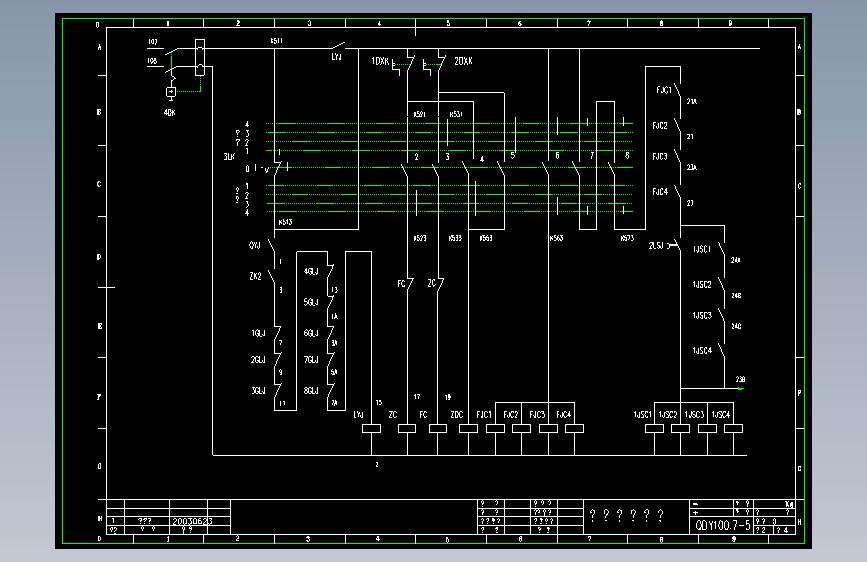 东100T大车运行回路3