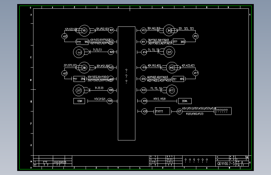 东100T大车运行回路5