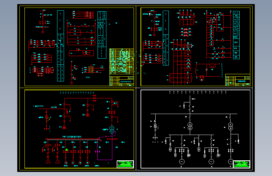 发电机控制原理图