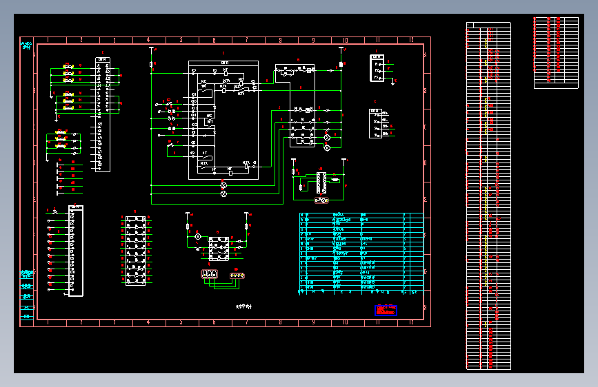 分段开关柜原理图