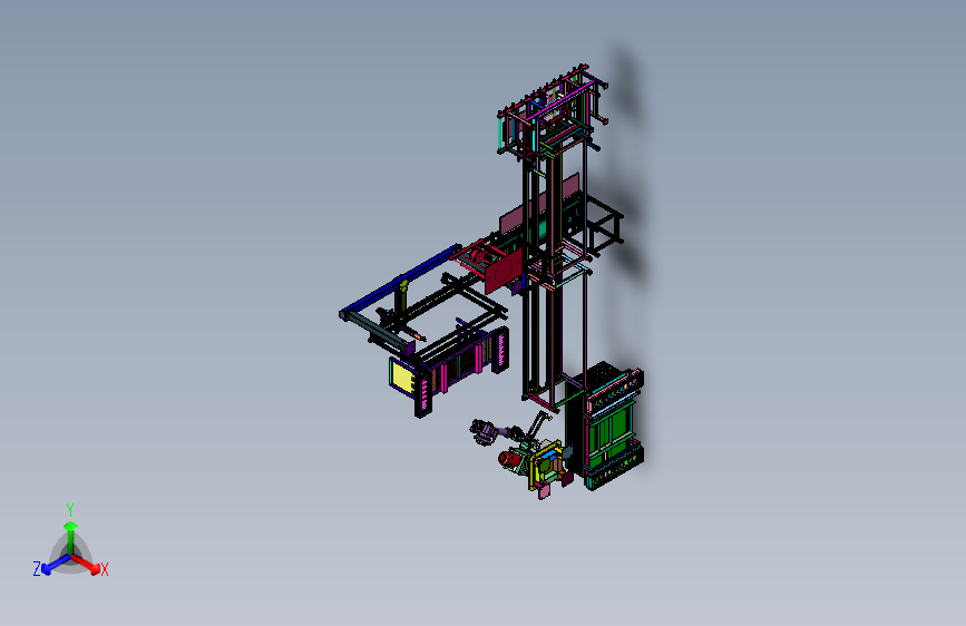 电梯门壁板加工制造装置