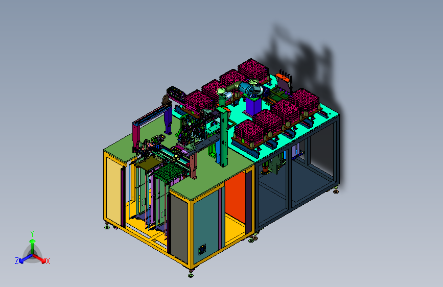 电子料盘智能分拣配送线
