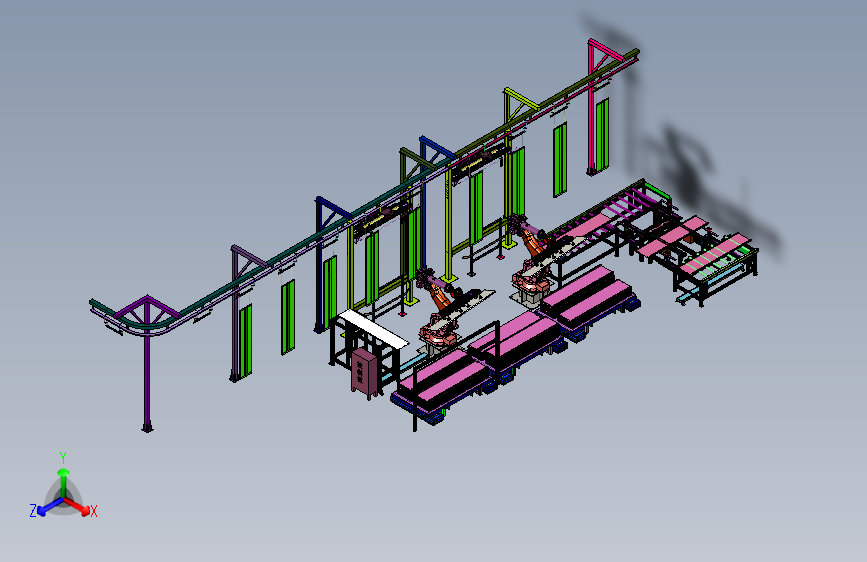 钣金件用的高效稳定型喷粉设备