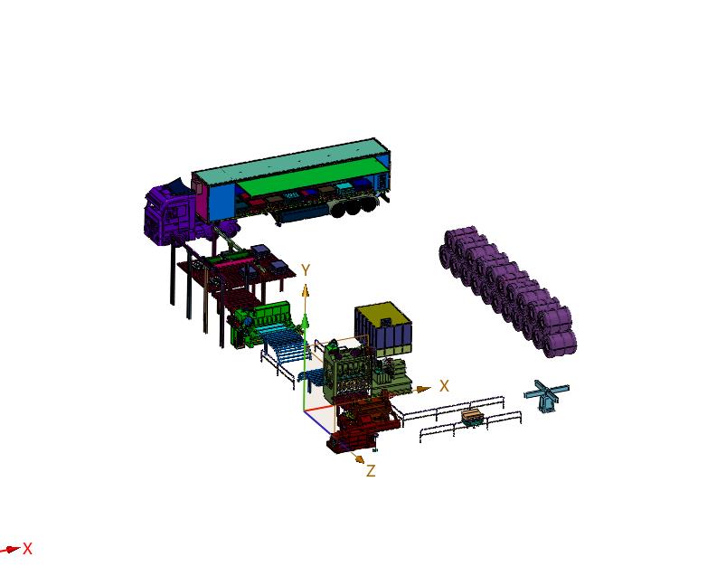 钣金开卷校平剪切线