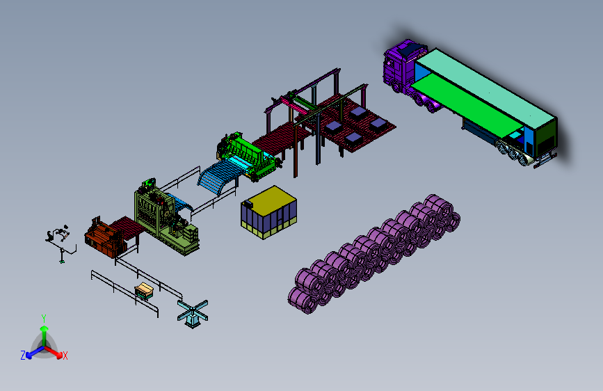 钣金开卷校平剪切线