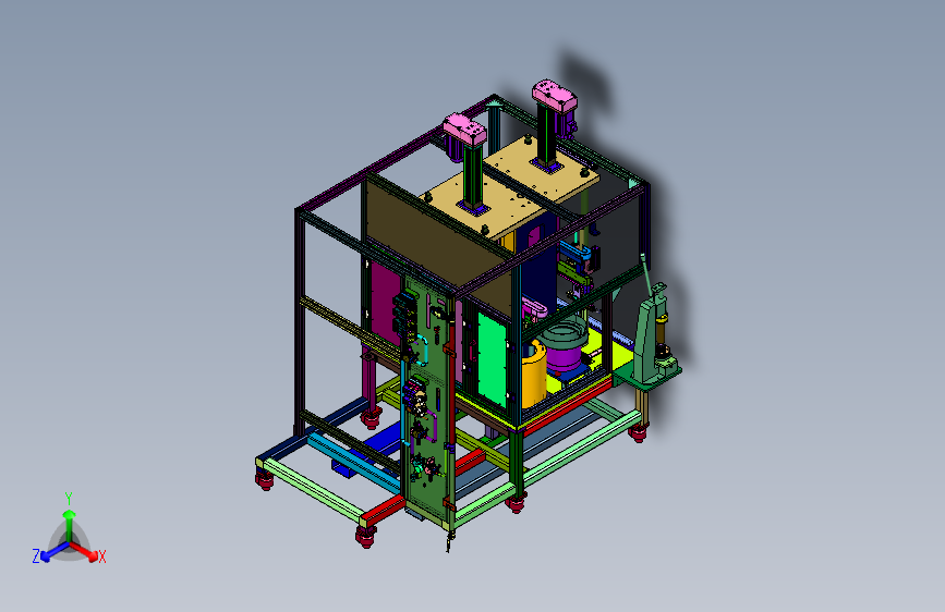 电机输出轴组件自动组装设备