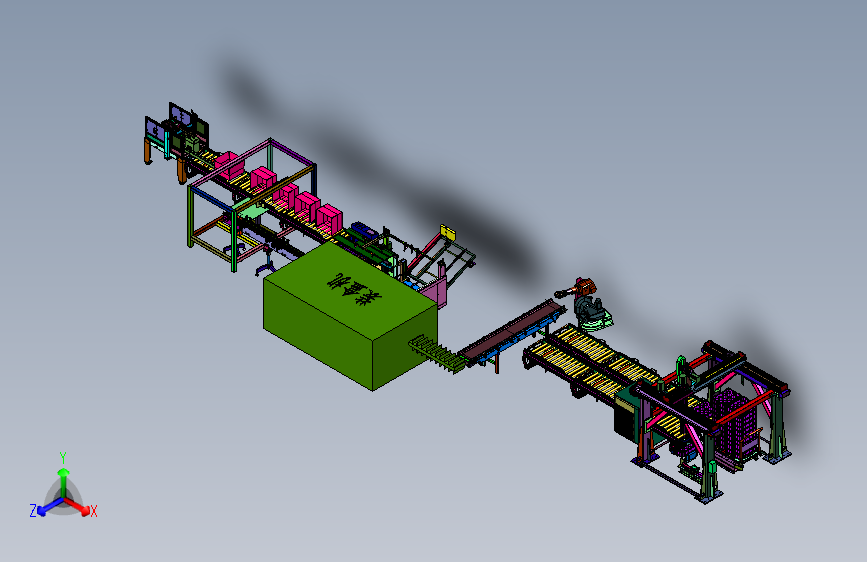 高速小袋装盒全自动包装线