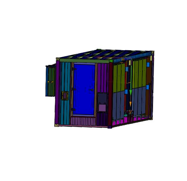 光伏储能的轻钢移动房屋