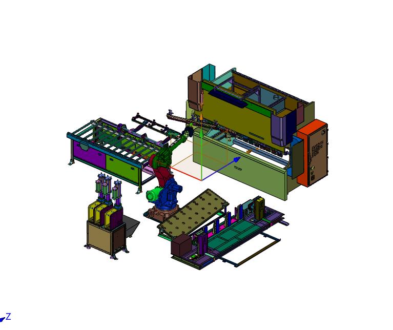 机器人折弯机取放料装置