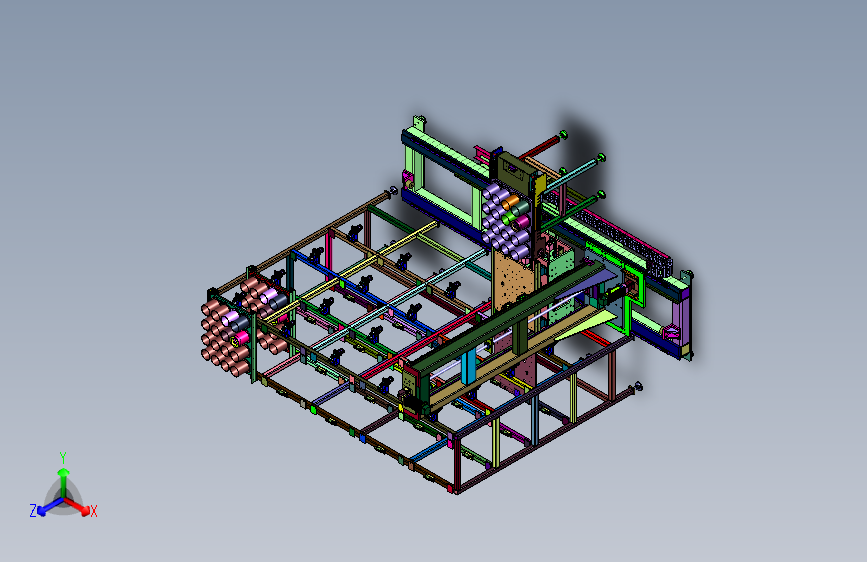 立体库出货自动托盘转换设备
