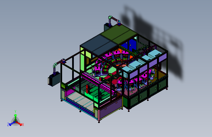全自动在线式电路板测试生产线