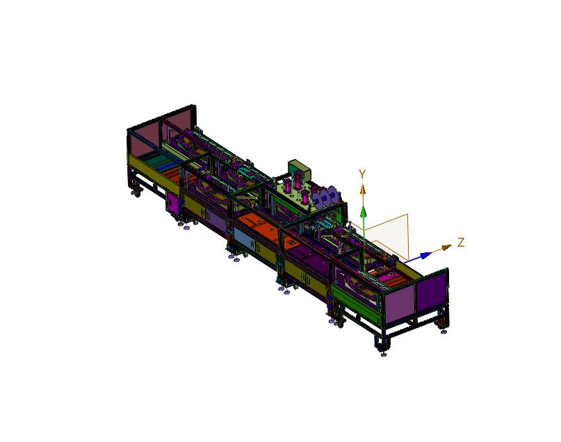 扰流板打胶粘接装配自动线