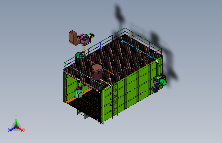 底盘喷漆自动化的喷漆房