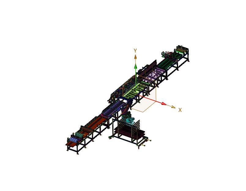 电梯门板铆接生产线