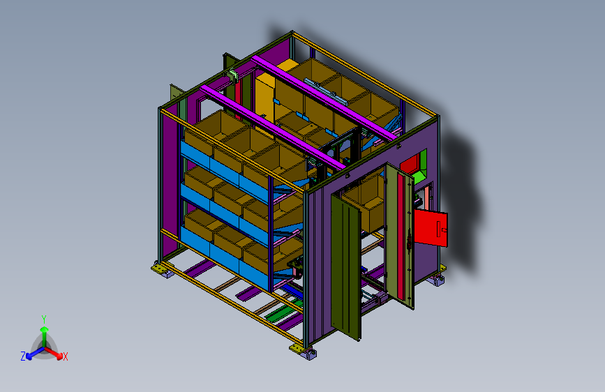 柜式自动化立体仓库