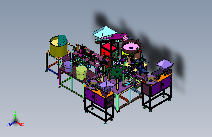 花洒式喷头自动组装机