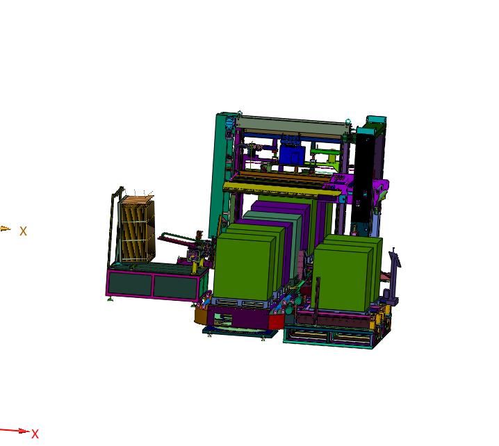 托盘码垛附角覆膜包装线