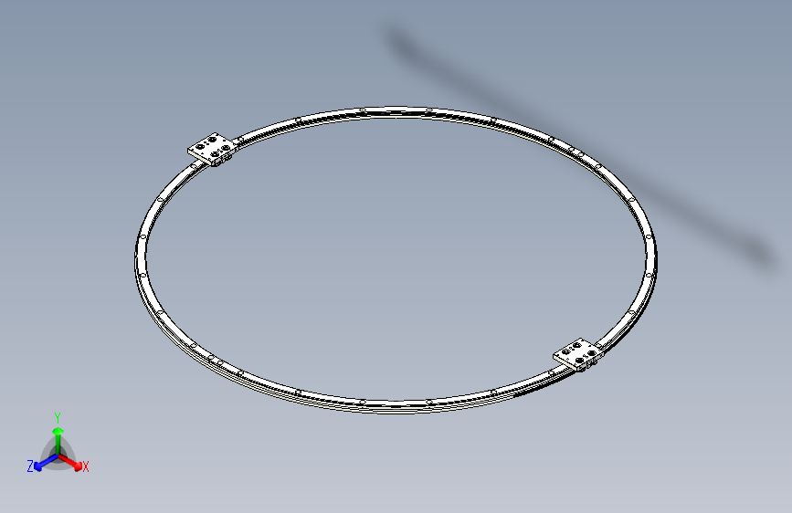 带齿环形导轨1300直径圆弧导轨线-汇思德环形导轨