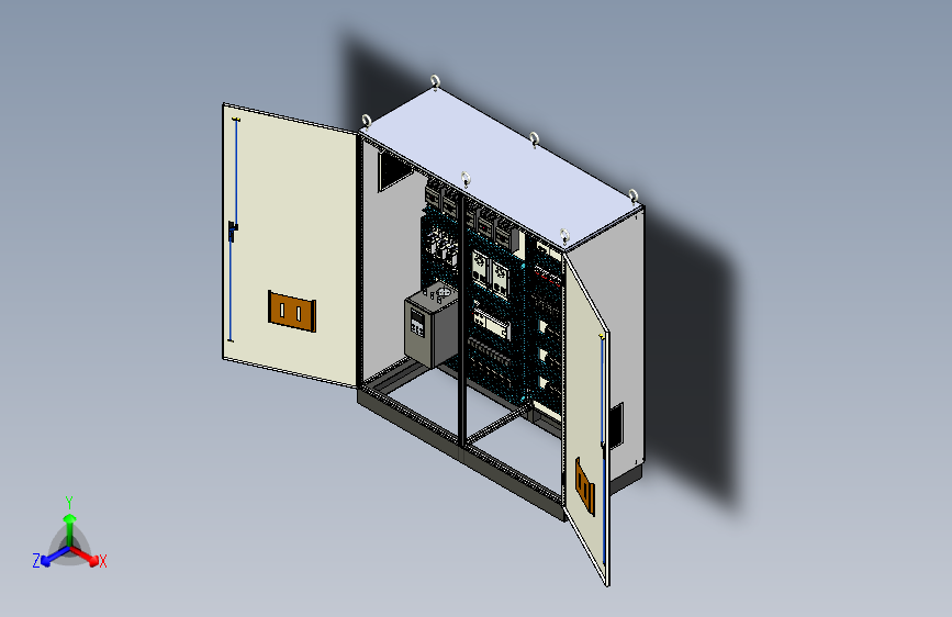 刀开关软启动plc控制柜 55936