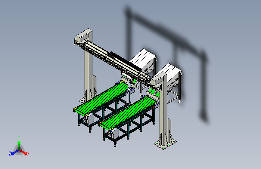 桁架机器人分拣