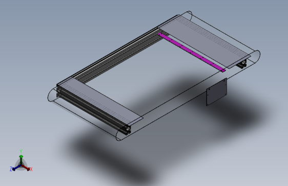 0.6米X1.2米皮带输送机构