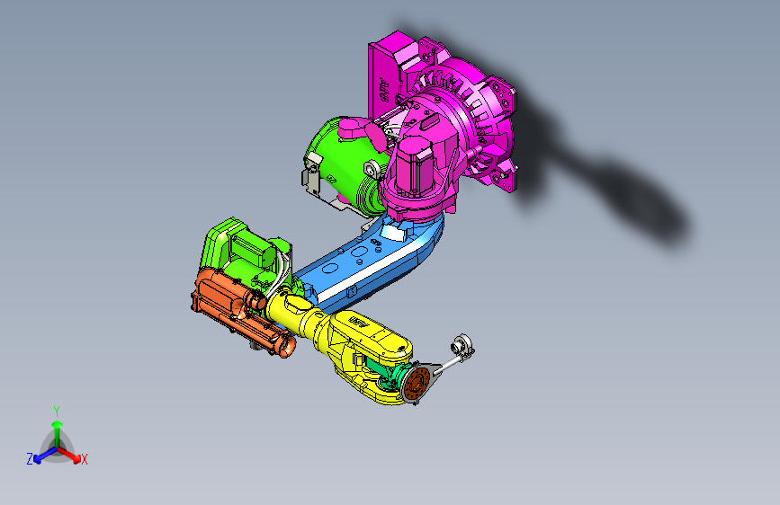 机械手三维模型
