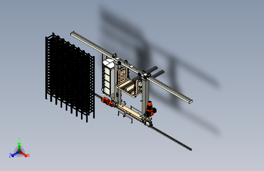 立体库穿梭堆垛机