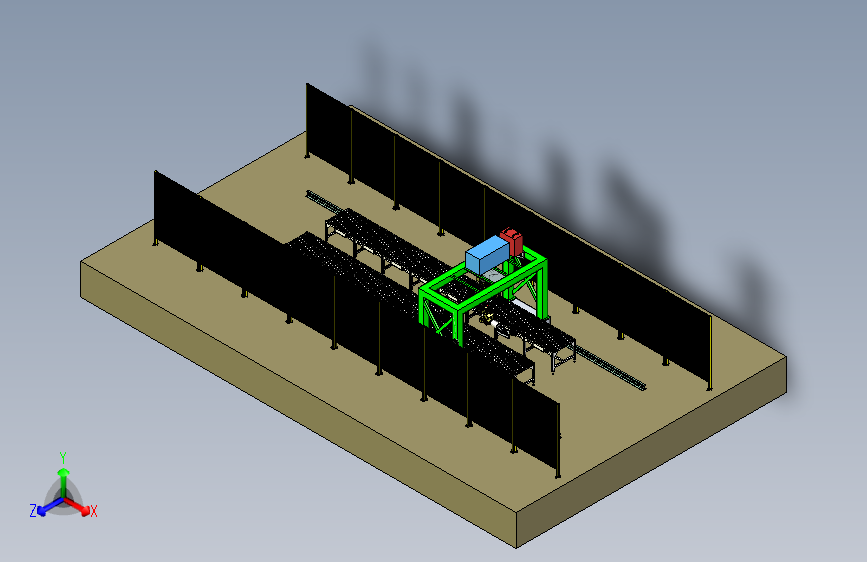 龙门桁架吊装焊接机器人工作站设计