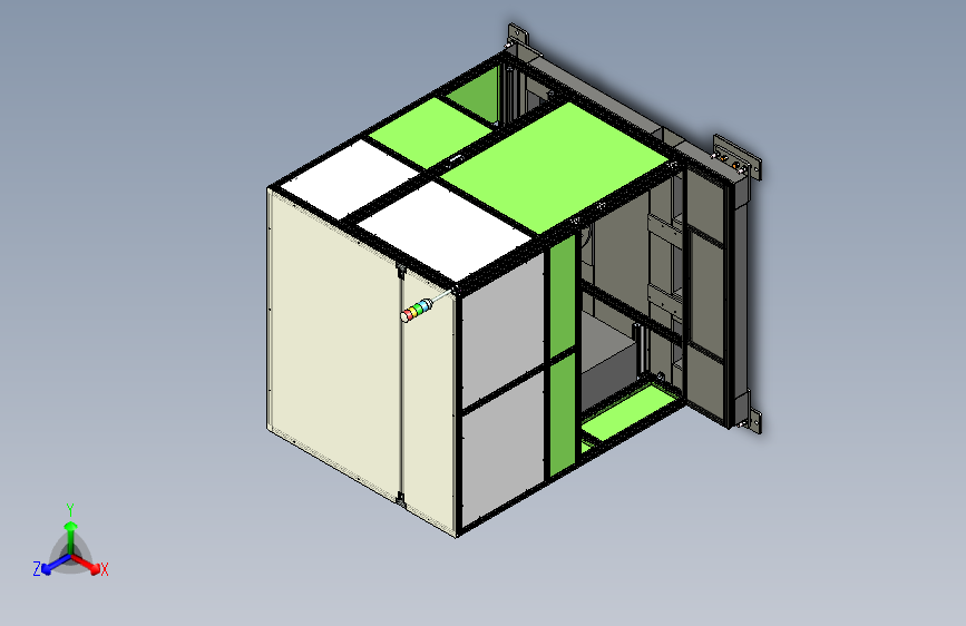 铝型材与亚克力板搭建的机器人工作房