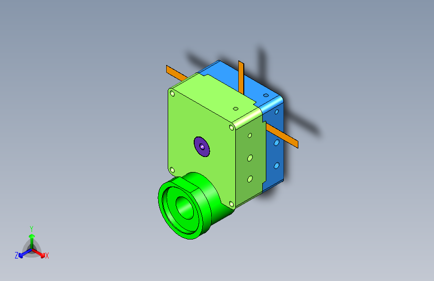 迷你风扇浇铸成型模设计