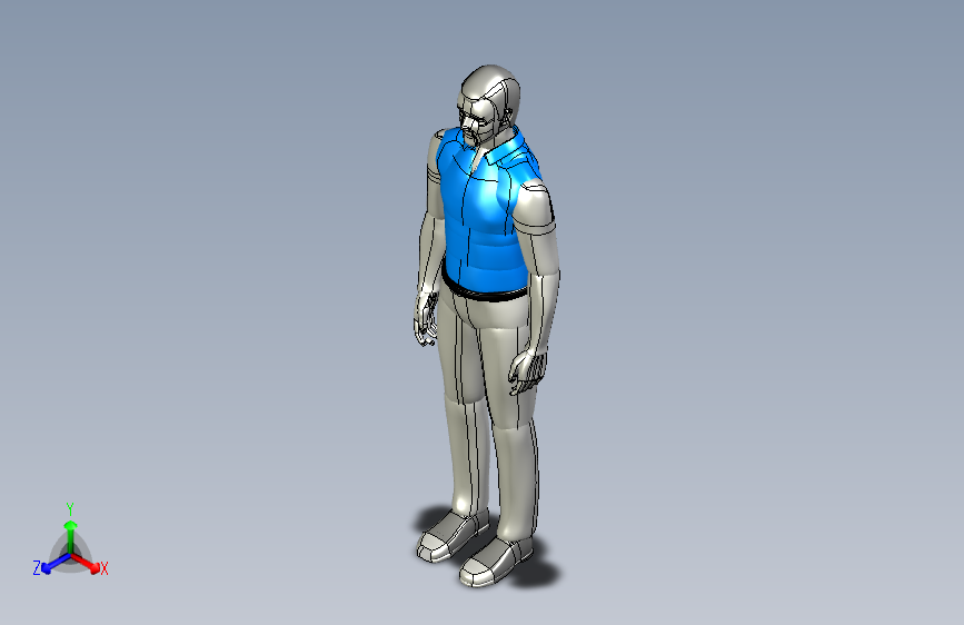 人物模型-人物男-站立