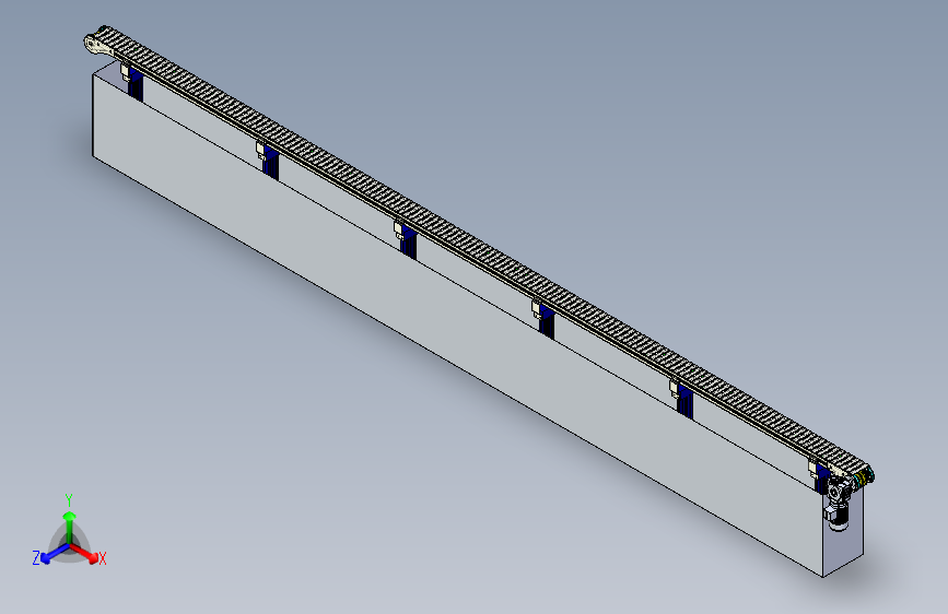 柔性输送链模型图