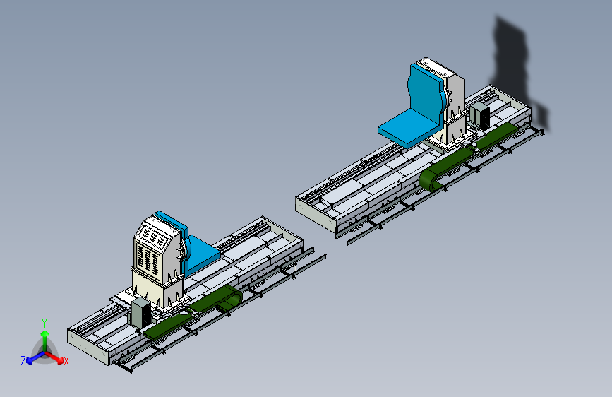 柔性自行走变距二轴变位机