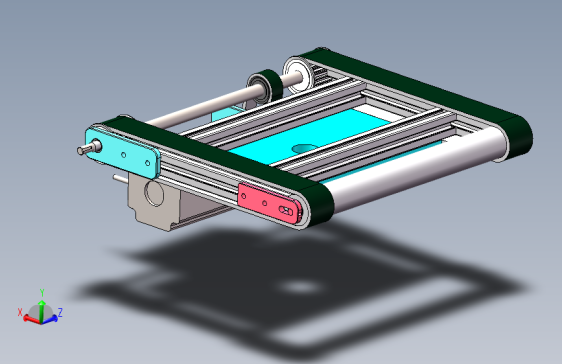0.37米0.35米双皮带输送机