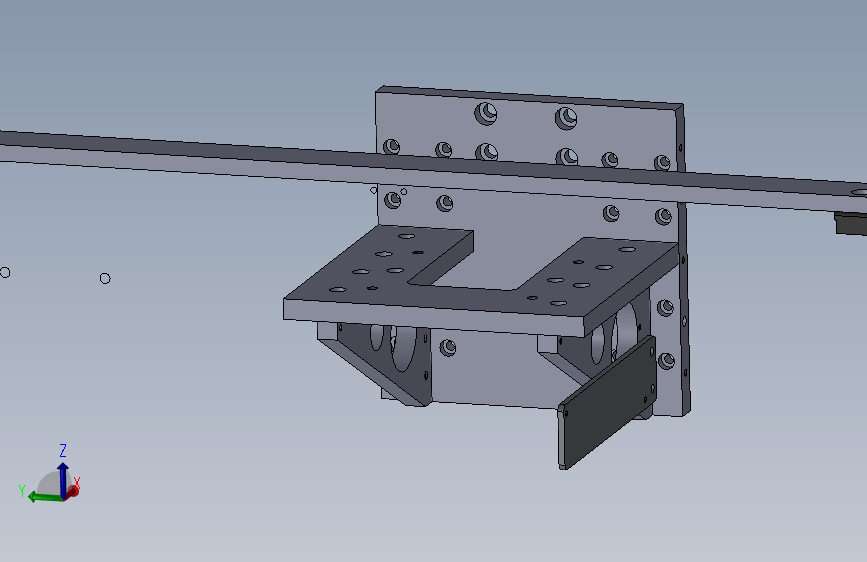 0.58米双轨道输送机构