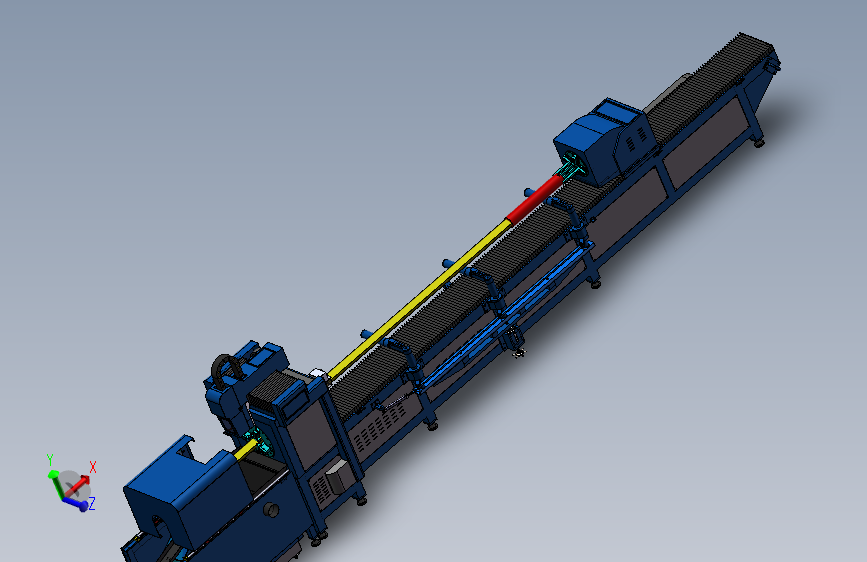 激光自动切管机3ds
