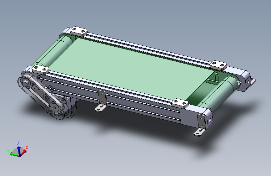 PVC铝型材输送带