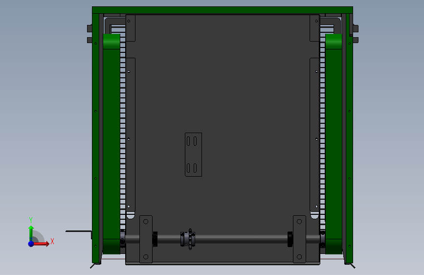 升降皮带机构