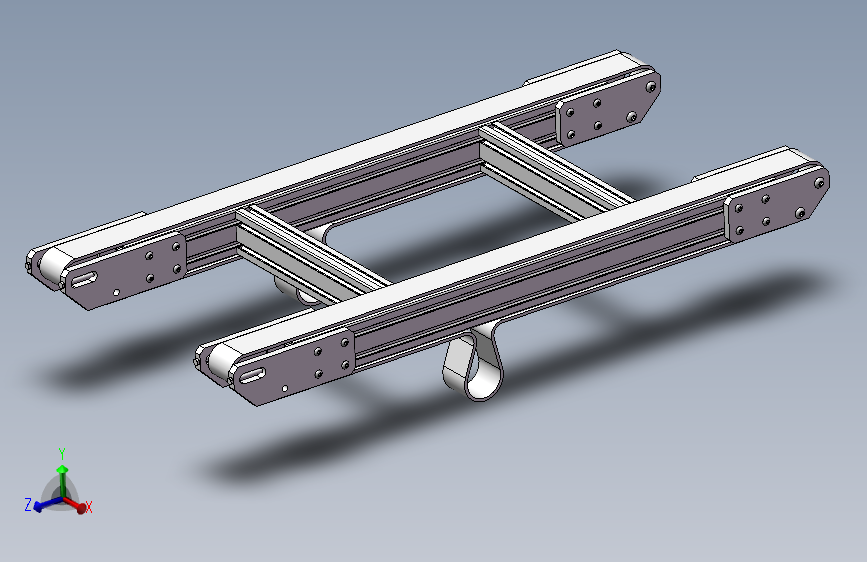 双轨皮带输送机构